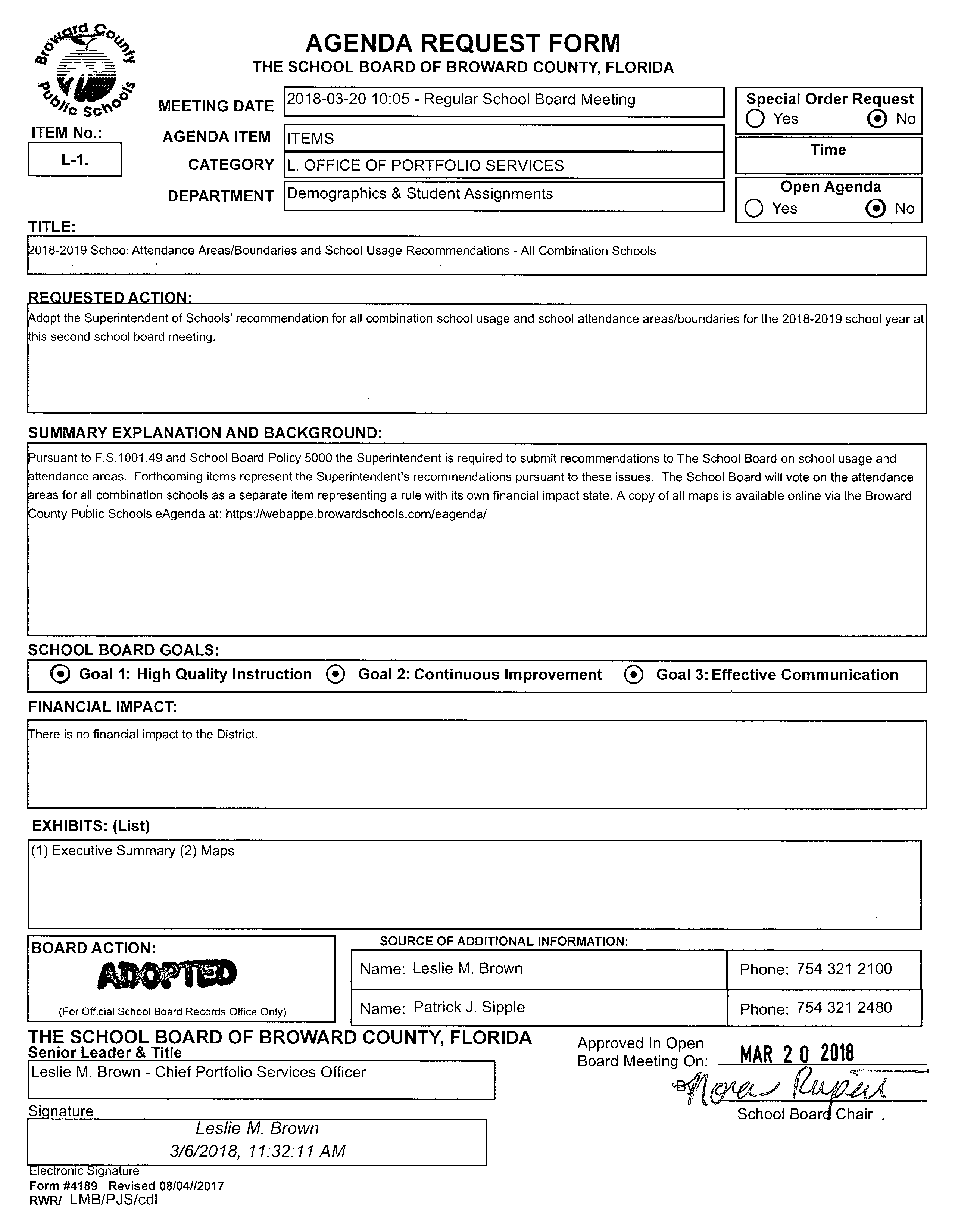 Agenda Request Forms Cover
